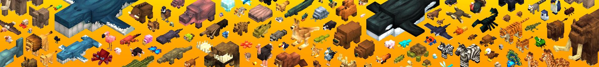 Panorama of the Minecraft Bedrock Marketplace product Naturalist Add-On created by Starfish Studios.