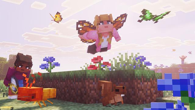 Screenshot of the Minecraft Bedrock Marketplace product Naturalist Add-On created by Starfish Studios.