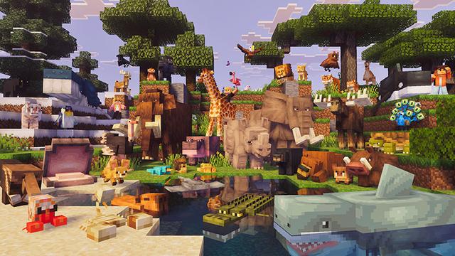 Screenshot of the Minecraft Bedrock Marketplace product Naturalist Add-On created by Starfish Studios.