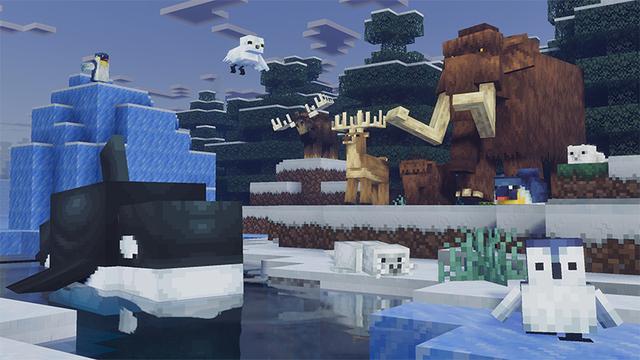 Screenshot of the Minecraft Bedrock Marketplace product Naturalist Add-On created by Starfish Studios.