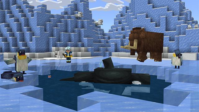 Screenshot of the Minecraft Bedrock Marketplace product Naturalist Add-On created by Starfish Studios.