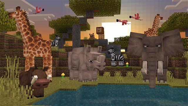 Screenshot of the Minecraft Bedrock Marketplace product Naturalist Add-On created by Starfish Studios.