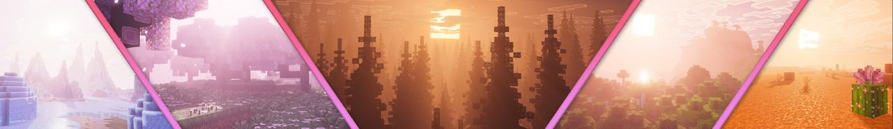 Panorama of the Minecraft Bedrock Marketplace product Prizma Visuals created by Starfish Studios.