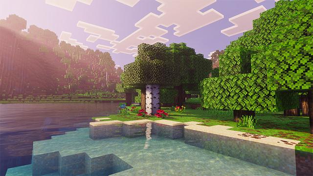 Screenshot of the Minecraft Bedrock Marketplace product Prizma Visuals created by Starfish Studios.