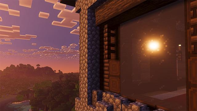 Screenshot of the Minecraft Bedrock Marketplace product Prizma Visuals created by Starfish Studios.