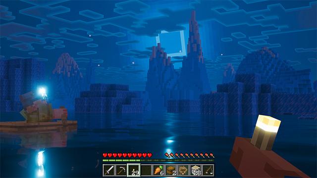 Screenshot of the Minecraft Bedrock Marketplace product Prizma Visuals created by Starfish Studios.