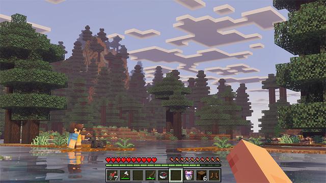 Screenshot of the Minecraft Bedrock Marketplace product Prizma Visuals created by Starfish Studios.