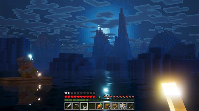 Screenshot of the Minecraft Bedrock Marketplace product Prizma Visuals created by Starfish Studios.