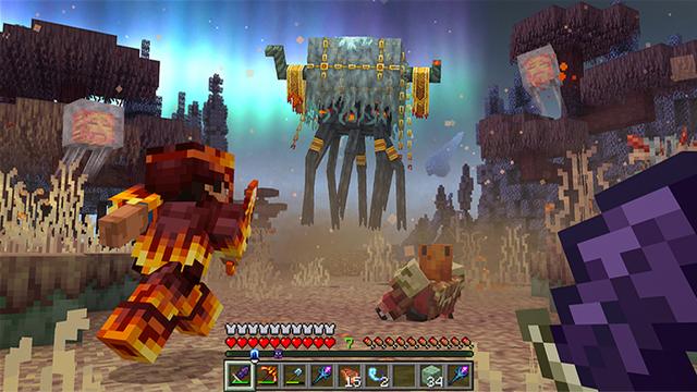 Screenshot of the Minecraft Bedrock Marketplace product Sky Dimensions created by Starfish Studios.