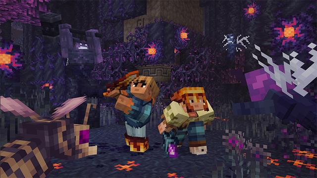 Screenshot of the Minecraft Bedrock Marketplace product Sky Dimensions created by Starfish Studios.