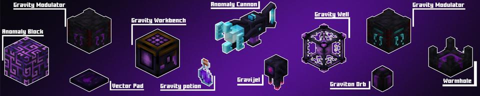 Panorama of the Minecraft Bedrock Marketplace product Gravity Expansion created by StarkTMA.