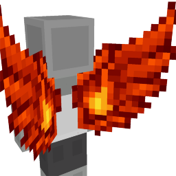 Thumbnail of the Minecraft Bedrock Marketplace product Fiery Wings created by stonemasons.