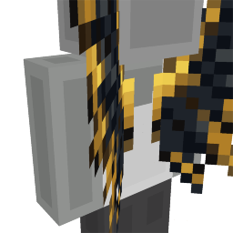 Thumbnail of the Minecraft Bedrock Marketplace product Striped Black Gold Wings created by stonemasons.