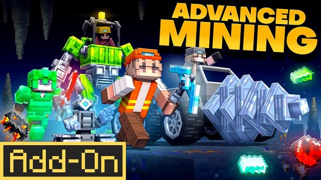Thumbnail of the Minecraft Bedrock Marketplace product Add-On de Minería Avanzada created by Street Studios.