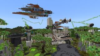 Screenshot of the Minecraft Bedrock Marketplace product Alien Underground Base created by Street Studios.