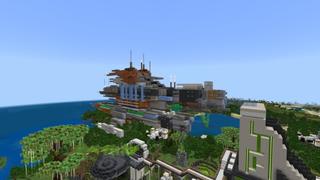 Screenshot of the Minecraft Bedrock Marketplace product Alien Underground Base created by Street Studios.