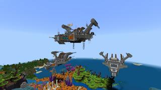 Screenshot of the Minecraft Bedrock Marketplace product Alien World created by Street Studios.