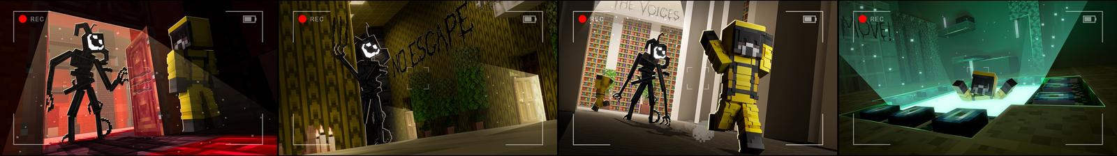 Panorama of the Minecraft Bedrock Marketplace product Backroom Escape created by Street Studios.