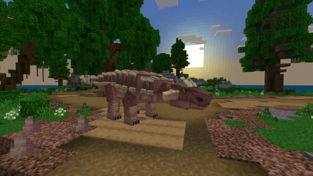 Screenshot of the Minecraft Bedrock Marketplace product Be A Dinosaur! created by Street Studios.