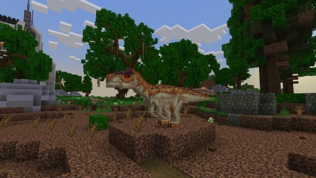 Screenshot of the Minecraft Bedrock Marketplace product Be A Dinosaur! created by Street Studios.