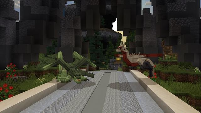 Screenshot of the Minecraft Bedrock Marketplace product Be A Dragon created by Street Studios.