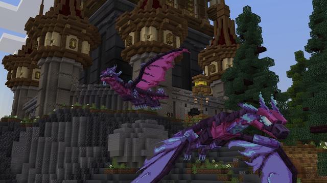 Screenshot of the Minecraft Bedrock Marketplace product Be A Dragon created by Street Studios.