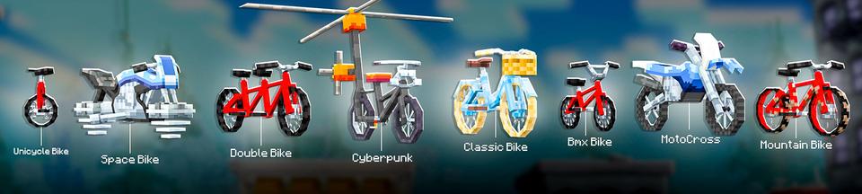 Panorama of the Minecraft Bedrock Marketplace product Bike Hills created by Street Studios.
