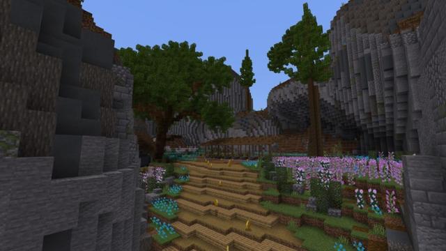 Screenshot of the Minecraft Bedrock Marketplace product Bike Hills created by Street Studios.