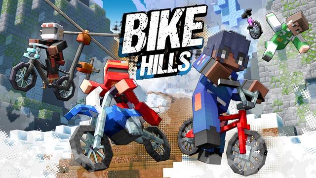 Thumbnail of the Minecraft Bedrock Marketplace product Bike Hills created by Street Studios.