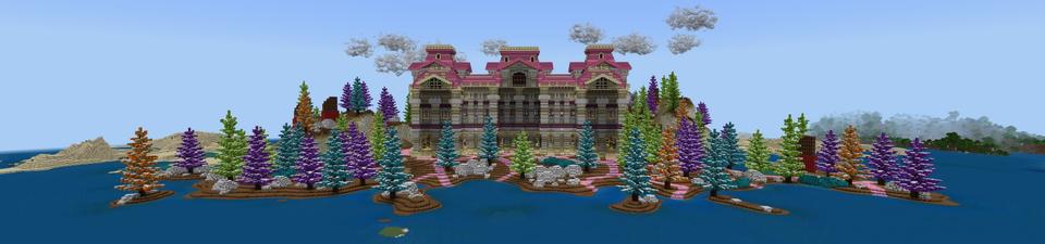 Panorama of the Minecraft Bedrock Marketplace product Candy Palace created by Street Studios.