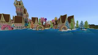 Screenshot of the Minecraft Bedrock Marketplace product Candyland created by Street Studios.