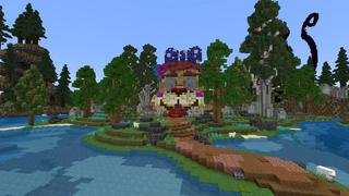 Screenshot of the Minecraft Bedrock Marketplace product Cat House Village created by Street Studios.
