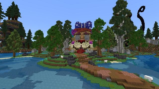 Screenshot of the Minecraft Bedrock Marketplace product Cat House Village created by Street Studios.