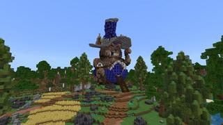 Screenshot of the Minecraft Bedrock Marketplace product Cat House Village created by Street Studios.