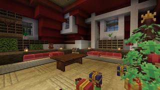 Screenshot of the Minecraft Bedrock Marketplace product Christmas Furniture created by Street Studios.
