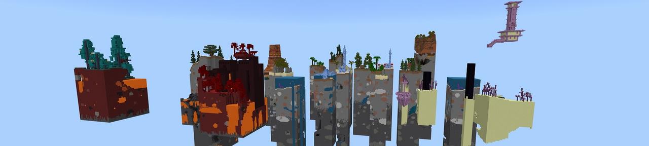 Panorama of the Minecraft Bedrock Marketplace product Chunk Challenge created by Street Studios.