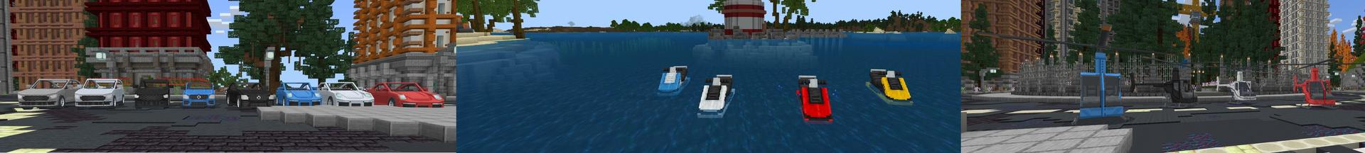 Panorama of the Minecraft Bedrock Marketplace product City Life! created by Street Studios.