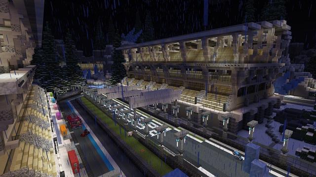 Screenshot of the Minecraft Bedrock Marketplace product Crazy Racing created by Street Studios.