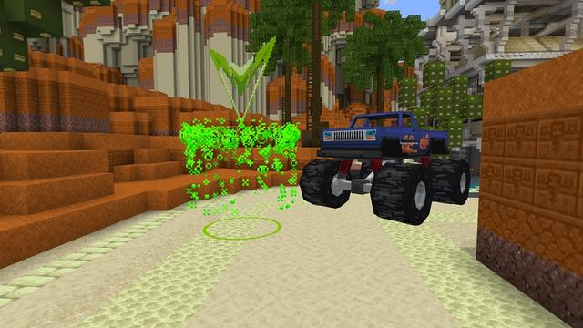 Screenshot of the Minecraft Bedrock Marketplace product Crazy Racing created by Street Studios.