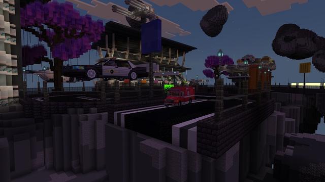 Screenshot of the Minecraft Bedrock Marketplace product Crazy Racing created by Street Studios.