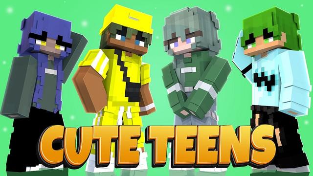 Thumbnail of the Minecraft Bedrock Marketplace product Cute Teens created by Street Studios.