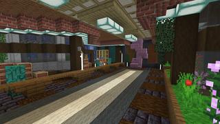 Screenshot of the Minecraft Bedrock Marketplace product Cyber Jungle created by Street Studios.