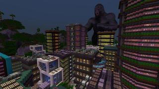 Screenshot of the Minecraft Bedrock Marketplace product Cyber Jungle created by Street Studios.