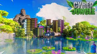 Thumbnail of the Minecraft Bedrock Marketplace product Cyber Jungle created by Street Studios.