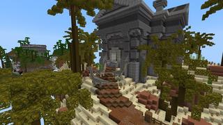 Screenshot of the Minecraft Bedrock Marketplace product Dinosaur Skyblock created by Street Studios.