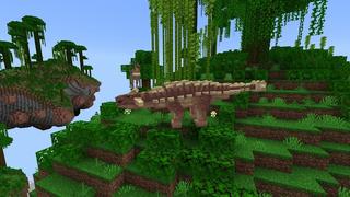 Screenshot of the Minecraft Bedrock Marketplace product Dinosaur Skyblock created by Street Studios.