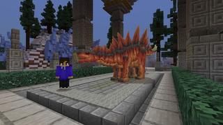 Screenshot of the Minecraft Bedrock Marketplace product Dinosaur Skyblock created by Street Studios.