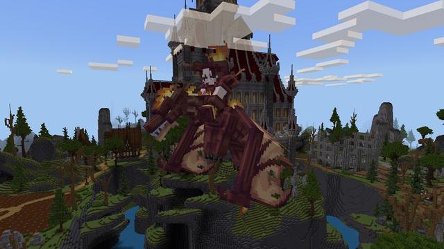 Screenshot of the Minecraft Bedrock Marketplace product Dragon Armor created by Street Studios.