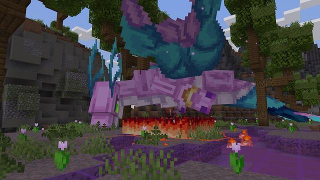 Screenshot of the Minecraft Bedrock Marketplace product Dragon Armor created by Street Studios.