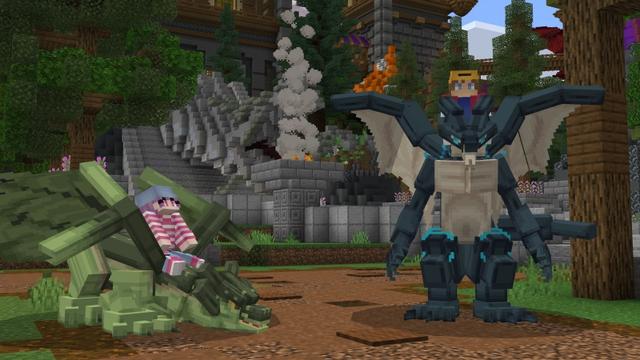 Screenshot of the Minecraft Bedrock Marketplace product Dragon Kingdom created by Street Studios.